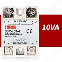 Ssr-10va Ssr-25va รีเลย์แบบโซลิดสเตทรีเลย์ Ssr-40va 25a 40a Relais ตัวควบคุม24-380vac เอาต์พุต Ssr 10va 40va 25va