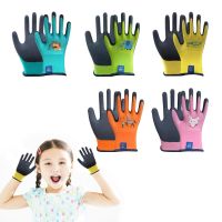 Gardening Gloves For Kids Non-Slip Durable Children Yard Work Gloves 5Pairs Breathable Children Safety Yard Work Gloves