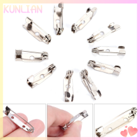 [KUNLIAN] 10pcs เข็มกลัดความปลอดภัยจับบาร์ล็อคหมุดกลับฐานค้นพบ DIY CRAFT 15-40mm