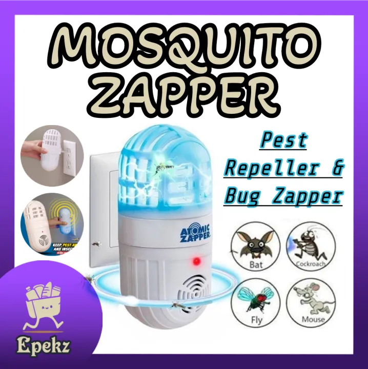 Original Effective Atomic Zapper Mosquito Killer New Ultrasonic Insect
