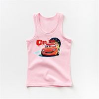 COD SDFSDTFGER Boys Cars Lightning Mcqueen T-Shirt Summer Cotton Vest Tee Cartoon Tank Top