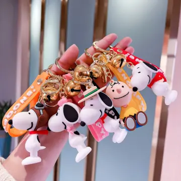 Cartoon Snoopy key chain Charlie doll pendant car pendant girl