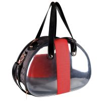 ◘✱⊕ Pet Bag Outgoing Convenient Transparent Cat Dog Backpack Foldable Breathable Handbag Cat Bag Cat Supplies