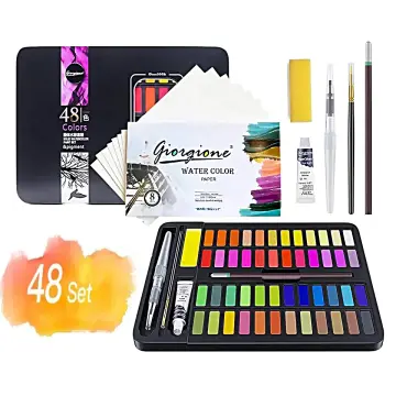 Artistro Art Set of Watercolor Paint for Kids and Adults 48 Colors Art  Supplies Water Coloring Kit 