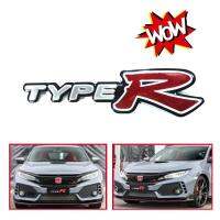 โลโก้ โลโก้ติดรถ ติดแต่งประดับรถ TYPE-R แดงใหญ่ งานคุณภาพสูง สวยงาม ติดตั้งได้ทันที