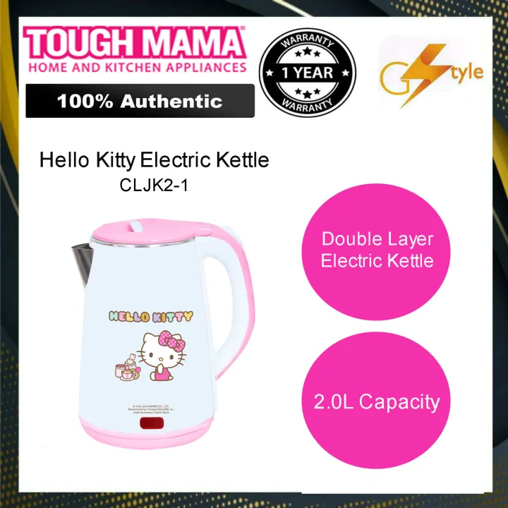 Tough Mama Original 2.0L Fast Boil Hello Kitty Electric Kettle Water