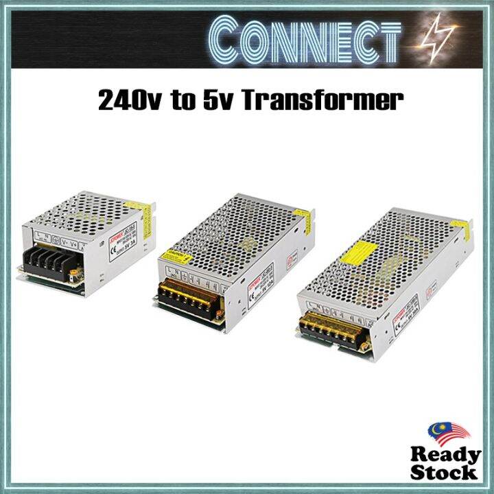 AC To DC 5v Power Supply Transformer 60W 100W 150W 12A 20A 30A Lazada