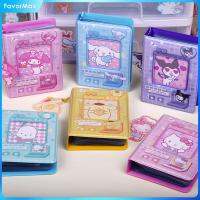 FavorMax Sanrio Kuromi อัลบั้มรูป3นิ้ว40กระเป๋ารูปไอดอลน่ารักหนังสือเก็บการ์ดน่ารัก Sanrio Kuromi กระเป๋าเก็บบัตรซินนามอนสำหรับ KPOP Idol Photocard การสะสม