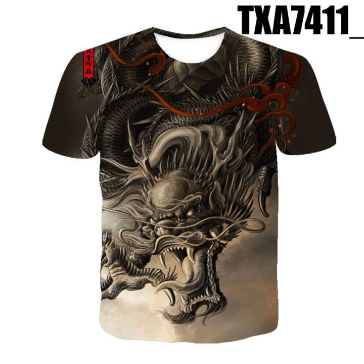 new-short-sleeve-dragon-pattern-3d-printed-summer-mens-leisure-sports-short-sleeve-t-shirts