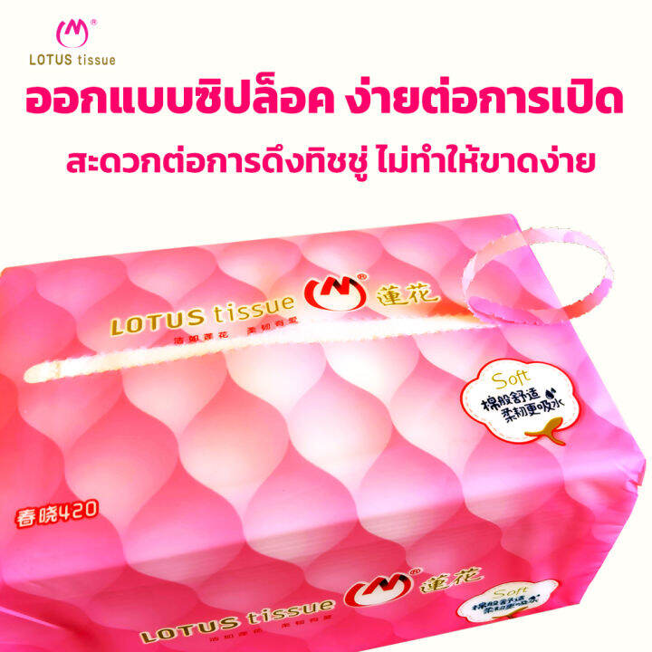 ทิชชู่สำหรับเด็ก-กระดาษทิชชู่-มี420แผ่น-4ชั้น-กระดาษเช็ดหน้า-ไม่เป็นขุย-ไม่ยุ่ยง่าย-เหนียวนุ่ม-ปลอดภัย-กระดาษชำระ-ไม่ระคายเคืองผิว