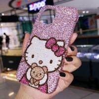 เคสโทรศัพท์13 Pro Max 11 14เคส Xs เพชรจากเช็ก6ลายการ์ตูน Hello Kitty 8 Plus น่ารัก7ผู้หญิง12