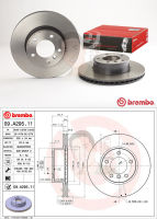 09 A295 11 จานเบรค ล้อ F (ยี่ห้อ BREMBO) รุ่นHC UV BMW ซีรี่ส์ 3 E90 325i E89 Z4 ปี2005-&amp;gt;