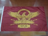 johnin 90x150cm SPQR Roman Empire Senate and People of Rome Flag