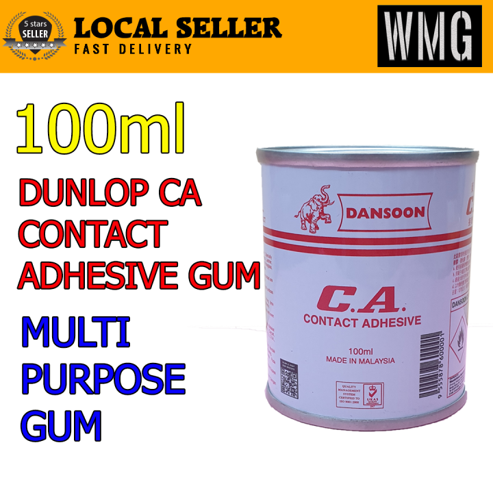 DUNLOP contact adhesive glue perekat contact bonding for formica rubber