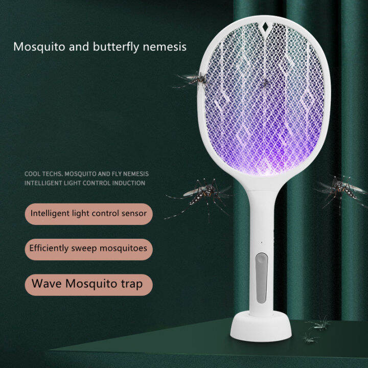 TW.Ph New 3000V Electric Insect Racket Swatter Zapper USB 1200mAh ...