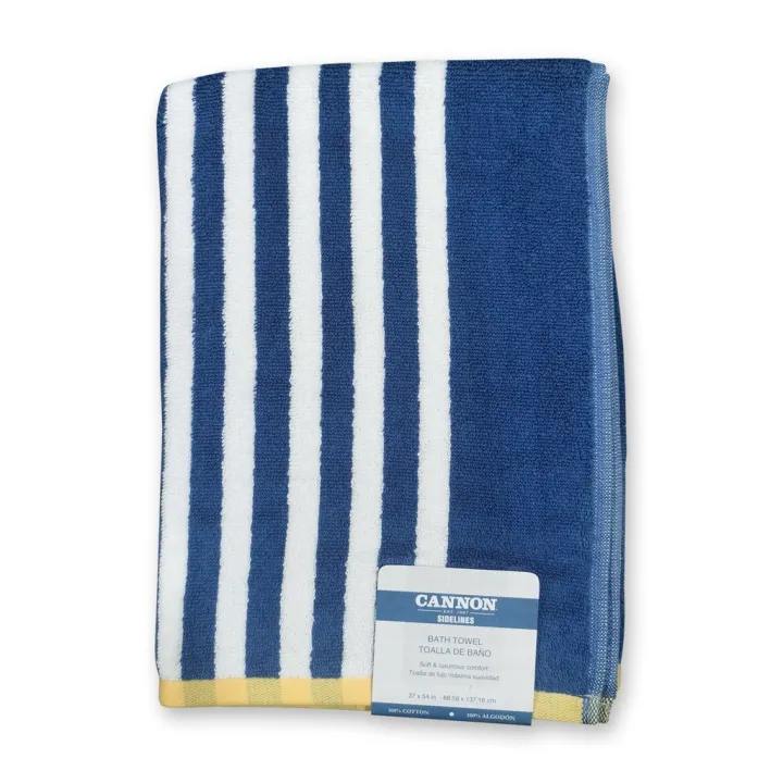 Imported Cannon Stripes Bath Towel 100 Cotton Lazada PH