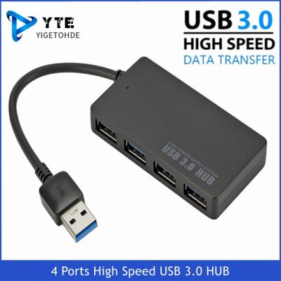 YIGETOHDE High Speed USB 3.0 HUB Multi USB Splitter 4 Ports Expander Multiple USB Expander Computer Accessories For Laptop PC USB Hubs