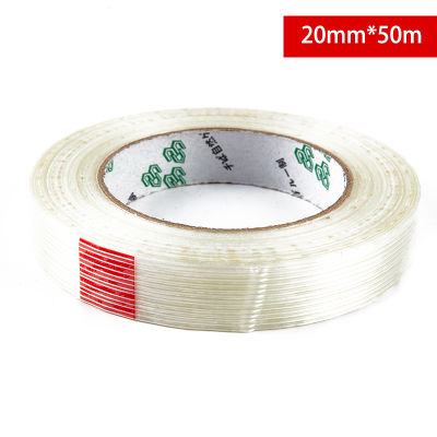 Rayua 50M strong Glass Fiber TAPE เทปทนอุณหภูมิสูง Non-Marking stripe Tape