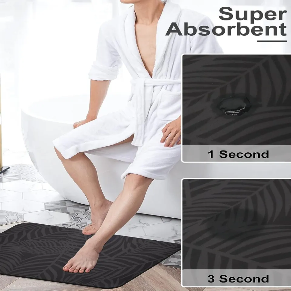 24 x 16 Diatom Mud Super Absorbent Quick-Dry Floor Mat Non-Slip