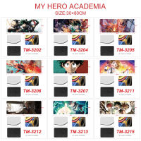 30*80ซม.My Hero Academia การ์ตูนยางแผ่นรองเมาส์อุปกรณ์ต่อพ่วงขนาดใหญ่แผ่นรองเมาส์การ์ตูนสีการพิมพ์ดอกไม้ลื่นล็อค Edge โต๊ะสำนักงาน Pad 0000