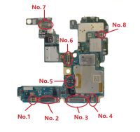 10 ชิ้น ต้นฉบับสําหรับ Samsung S20 Ultra 5G G988 G988B แบตเตอรี่ จอแสดงผล LCD เครื่องชาร์จ USB เสาอากาศ WiFi ขั้วต่อ FPC บนบอร์ด