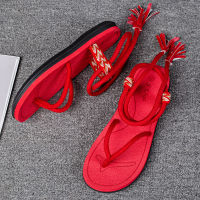 Men Sandals Summer Beach Casual Shoes Cross Tied Couple Sandals Leisure Antiskid Footwear Male Walking Shoes Clip Toe Flip Flops