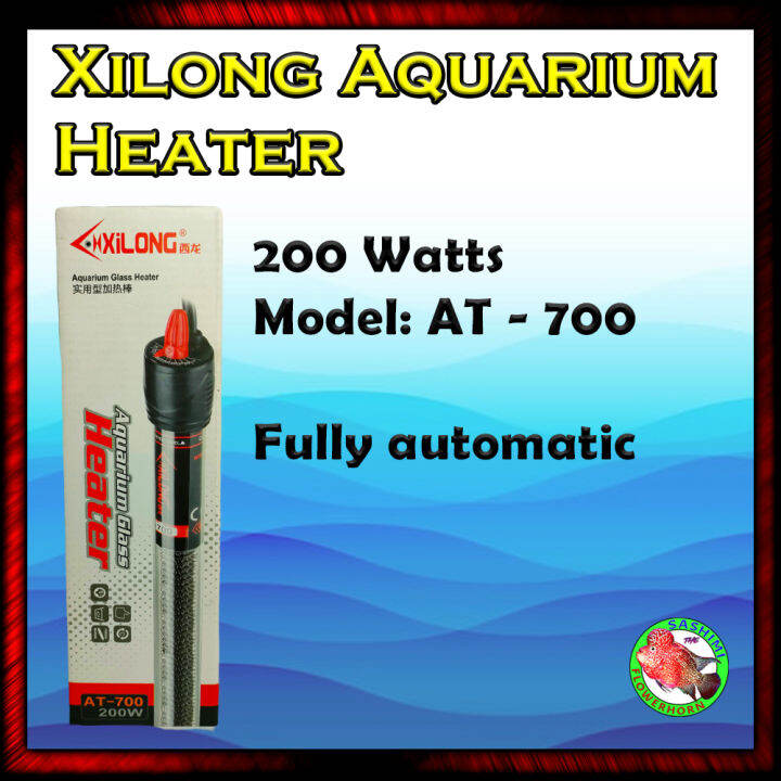 Xilong Aquarium Glass Heater 200W, AT700 Lazada PH