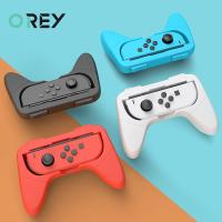 2pcs For JoyCon Stand Holder Case For Nintendo Switch Oled Controller Gamepad L/R Handle Hand Grip Bracket ABS Accessories Controllers