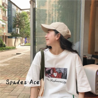 Spades Ace เสื้อครอป เสื้อยืด ชุดเซ็ทผู้หญิง สไตล์ ทันสมัย สไตล์ ล้ำสมัย WTX23934H3 39Z230925