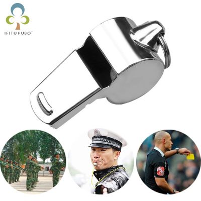 1Pc Referee Stainless Steel Metal Whistle Sports Sports Warning Match First Aid Gift Traffic Command General Small Silver XPY Survival kits