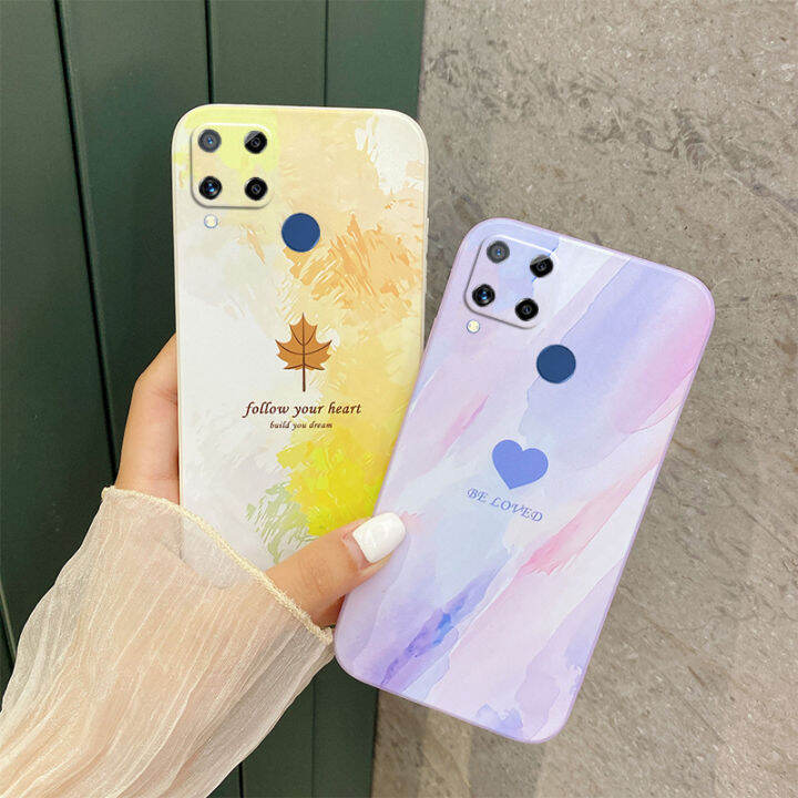 เคส-c15-oppo-realme-tpu-ซิลิโคนเคสโทรศัพท์ฝาหลัง-realme-c15-c15ทาสีปลอกอ่อน