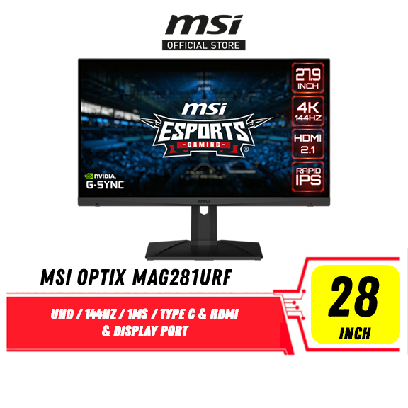MSI Optix MAG281URF 28" Gaming Monitor | Lazada