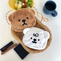 ✱ 1PCS Plush Bear Cute Coin Purse Korean Soft Storage Bag Cute Coin Earphone Bag Student Card Holder Girls Mini Money Bags Pouches