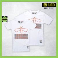 Beesy เสื้อคอกลม ชาย หญิง รุ่น Led สีขาว