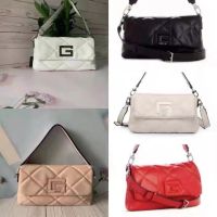 GUESS New European and American fashion soft leather rhombic big mother single shoulder diagonal armpit womens bag