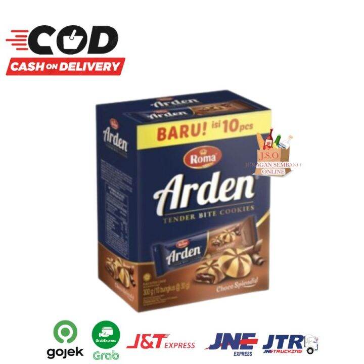 Roma Arden Biskuit Tender Bite Cookies Isi Krim Coklat 300 Gr 1 Box Isi