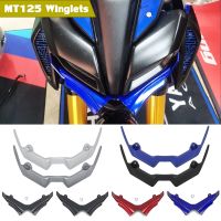 Motorcycle Accessories MT 125 Winglets Pneumatic Spoiler Protector Front Fairing Wing Cover For Yamaha MT125 MT-125 2020 2021 22