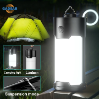 18650 Lantern Newest Camping Light Solar Outdoor USB Charging tent Lamp Portable Night Emergency Bulb Flashlight for Camping