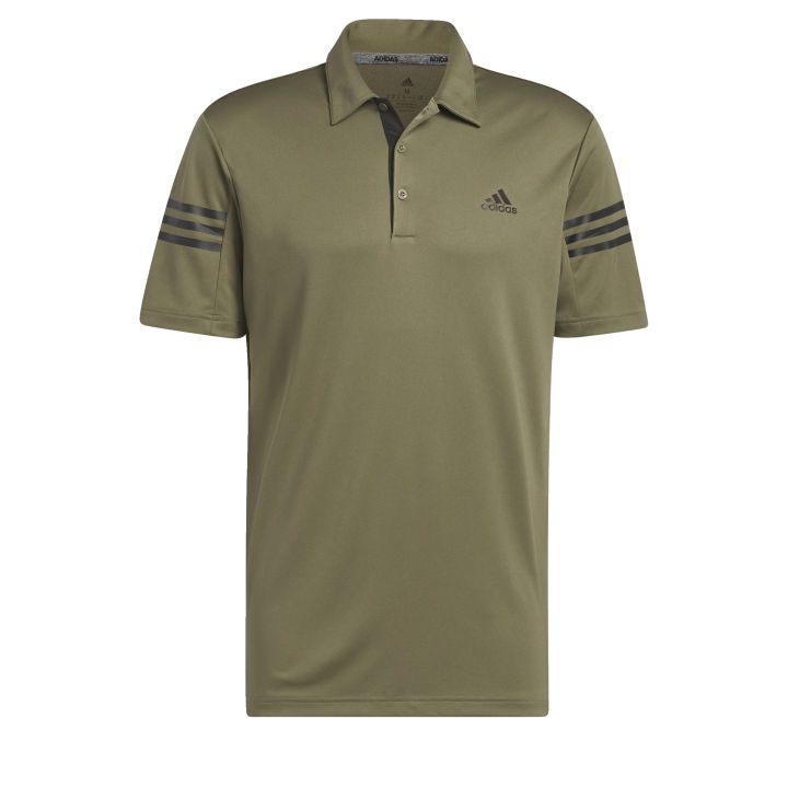 adidas GOLF 3-Stripes Polo Shirt Men Green HR8960 | Lazada PH