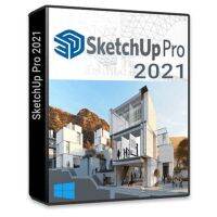 Sketchup Professional 2021 Cad ออกแบบเวอร์ชันเต็ม-เปิดใช้งานตลอดชีวิตสำหรับ Windows / Mac