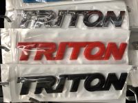 1 ชิ้น TRITON LOGO โลโก้ท้ายไทรทัน ไตรตัน มี 3 สี ขนาด13cm MITSUBISHI TRITON**ยินดีให้บริการจบในที่เดียว**