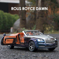 1:24 Rolls Royces Dawn Alloy Luxy รถรุ่น Diecasts โลหะของเล่นยานพาหนะรถจำลองเสียงและแสงเด็กของเล่น Gift