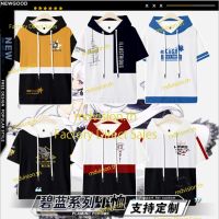 ใหม่ เสื้อกันหนาว เสื้อฮู้ดดี้ แขนสั้น พิมพ์ลายอนิเมะ Azur Lane Enterprise PRINZ EUGEN HMAS Vampire 3D ทรงหลวม สไตล์ญี่ปุ่น สําหรับผู้ชาย ผู้หญิง