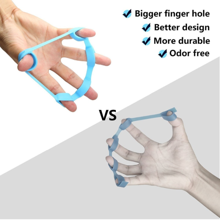 2pcs-finger-fitness-ยางยืดสำหรับออกกำลังกายต้านทานสำหรับการฝึกอบรมห่วงยางแหวนดึงมือจับยางยืดออกกำลัง
