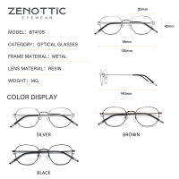 HotZENOTTIC รอบบางวงกลมโลหะกรอบแว่นตาผู้ชายผู้หญิง Prescription แว่นตายี่ห้อ Designer แฟชั่นแว่นตา