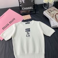 พร้อมส่ง ! Miu เสื้อยืด แฟชั่นทันสมัย สําหรับผู้หญิง