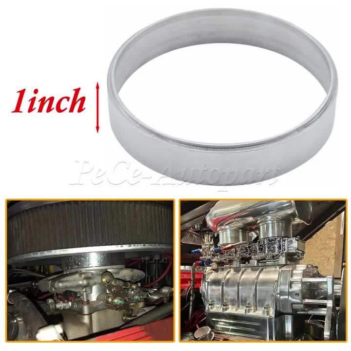 1 inci aluminium Air Cleaner Spacer untuk Edelbrock Holley Riser SBC ...