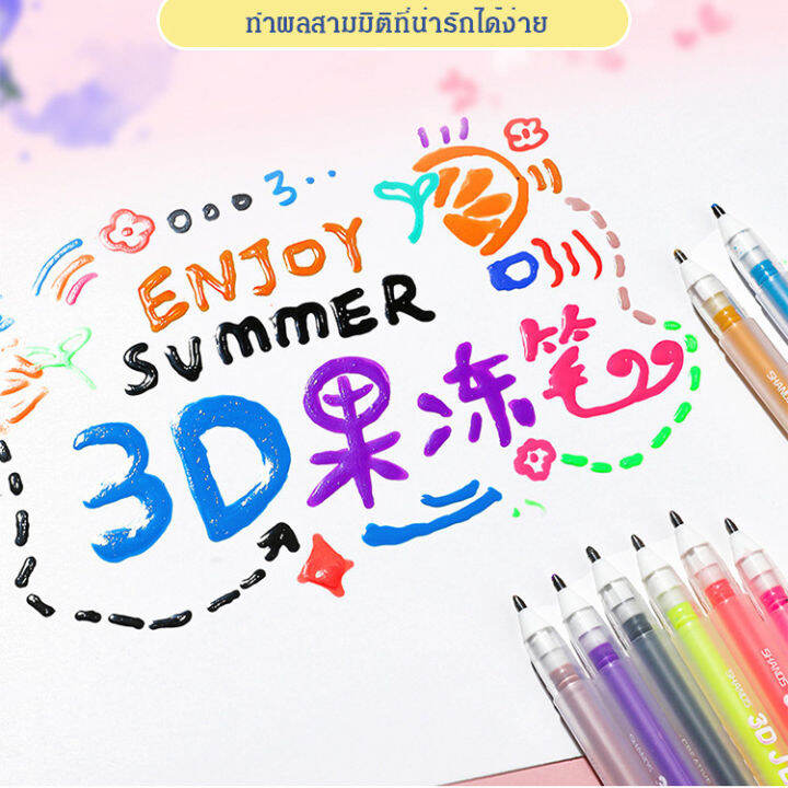 techfuture Stationery Planner 3D Jelly Pen/Jelly Highlighter Markers