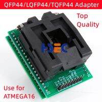 โปรแกรมเมอร์ชิปคุณภาพสูง TQFP44 ซ็อกเก็ตอะแดปเตอร์ dip40 qfp44 ATMEGA16 QFP44 LQFP44 สําหรับอะแดปเตอร์โปรแกรมเมอร์ TL866ii plus / T48