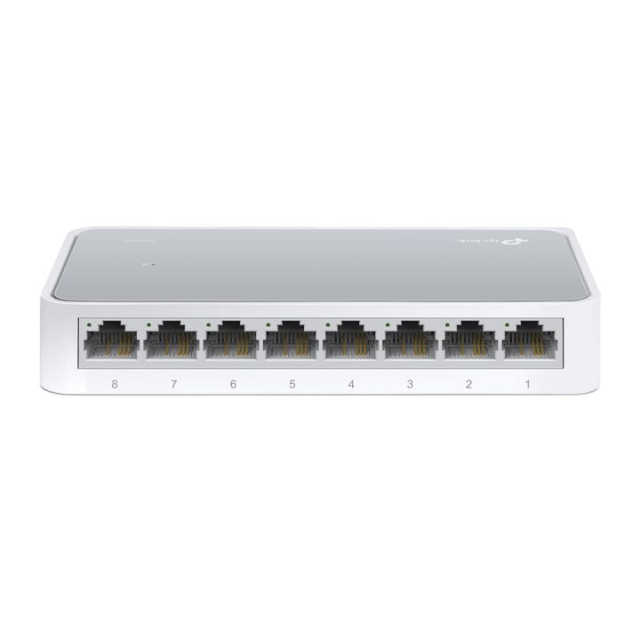 tp-link-sf1008d-8-port-10-100-mbps-desktop-unmanaged-switch-ของแท้-ประกันศูนย์-lifetime-warranty